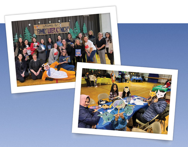 Fabled Films Press group photos at Secaucus Family Literacy Night.