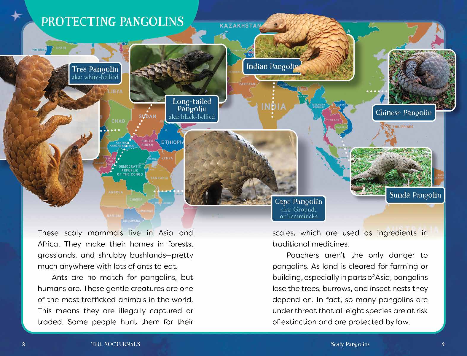 protecting pangolins sample page