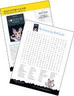The Educator’s Common Core Language Arts Guide for The Nocturnals: The Ominous Eye includes middle grade activities such as classroom discussion questions and a printable word search. 